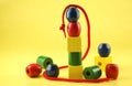 Colorful Childs Wooden Beads with String