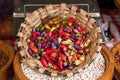 Colorful chilies Royalty Free Stock Photo
