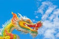 Colorful Chinese dragon Royalty Free Stock Photo