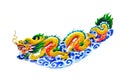 Colorful chinese dragon Royalty Free Stock Photo