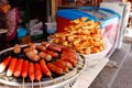 Chinese food at the market in Dali, Yunnan, China