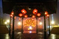 Colorful Chinese red lanterns Tang Lung Royalty Free Stock Photo