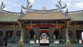 colorful chinese temple in singapore