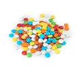 Colorful Chocolate Dragee without M&M mark. Royalty Free Stock Photo