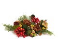 Colorful christmas arrangement