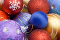 Colorful Christmas balls Royalty Free Stock Photo