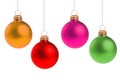 Colorful christmas balls Royalty Free Stock Photo