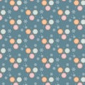 Colorful Christmas Balls Pattern Royalty Free Stock Photo