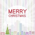 Colorful Christmas card