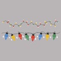 christmas decoration chain with decorative lights