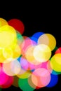 Colorful christmas lights Royalty Free Stock Photo