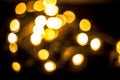 Colorful Christmas lights and blurred background or bookeh of them