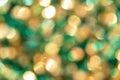 Colorful Christmas lights bokeh for background material Royalty Free Stock Photo