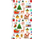 Colorful Christmas pattern Royalty Free Stock Photo