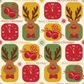 Colorful Christmas pattern seamless Royalty Free Stock Photo