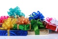 Colorful Christmas presents Royalty Free Stock Photo