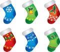Colorful Christmas Stockings