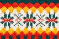 Colorful christmas sweater texture Royalty Free Stock Photo