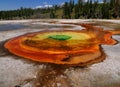 Colorful Chromatic Pool At Upper Geyser Basin Yellowstone National Park Royalty Free Stock Photo