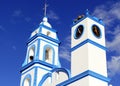 Colorful Church, Mexico Royalty Free Stock Photo