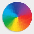 Colorful circle and dot pattern