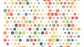 colorful circle pattern suitable for gift wrap design, wallpaper and etc Royalty Free Stock Photo