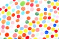 Colorful Circles Background - Hand Painted and Watercolor