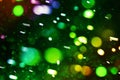 Colorful circles bokeh effect of light abstract background Royalty Free Stock Photo