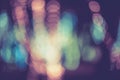 Colorful circles of light abstract bokeh Royalty Free Stock Photo