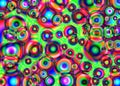 Colorful circles pattern Royalty Free Stock Photo