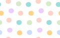 Colorful circles seamless pattern Royalty Free Stock Photo