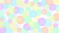 Colorful Circles Texture for Abstract Background