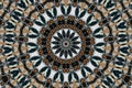 Colorful circular kaleidoscope Royalty Free Stock Photo