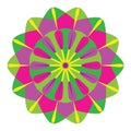 Colorful circular pattern