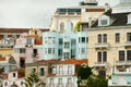 Colorful City Buildings - Lisbon - Portugal Royalty Free Stock Photo