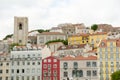 Colorful City Buildings - Lisbon - Portugal Royalty Free Stock Photo