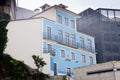 Colorful cityscape facades at the streets of Vila Nova de Gaia Portugal