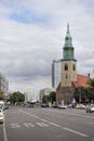 St. Mary`s Church, Europe, Germany, Berlin, Karl-Liebknecht Strasse.