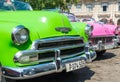 Colorful classic american cars in Havana