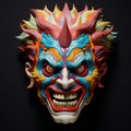 Colorful Claymask Inspired By Freakshow And Point-neuf Mascarons