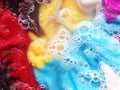 Colorful clean, Soak a cloth Royalty Free Stock Photo