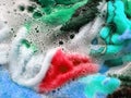 Colorful clean, Soak a cloth Royalty Free Stock Photo