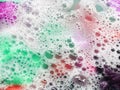 Colorful clean, Soak a cloth before washing Royalty Free Stock Photo