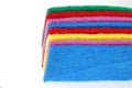 Colorful cleaning sponges Royalty Free Stock Photo