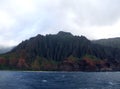 Colorful cliffs at Na Pali Coast, Kauai, Hawaii