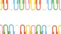 Colorful clips isolated Royalty Free Stock Photo