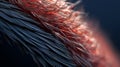 Colorful Close Up Of Feathers In Michal Karcz Style