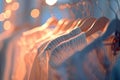 Colorful Clothes Hanging on Clothing Rack Royalty Free Stock Photo