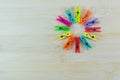 Colorful clothespin Royalty Free Stock Photo