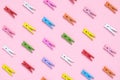Colorful clothespins background